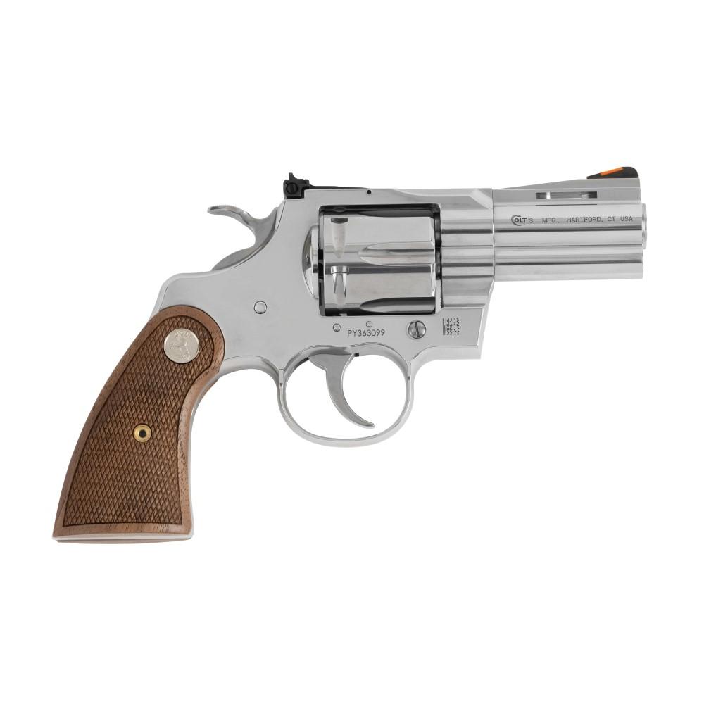 Colt Python .357 - 2.5in Historic Wood Medallion Grips