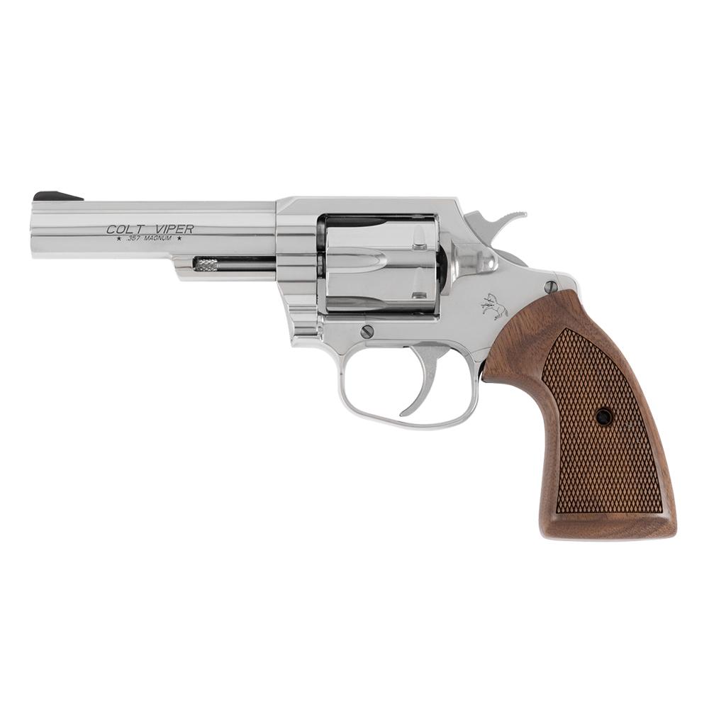Colt Viper 357MAG 4.25 Stainless w/Walnut Grips