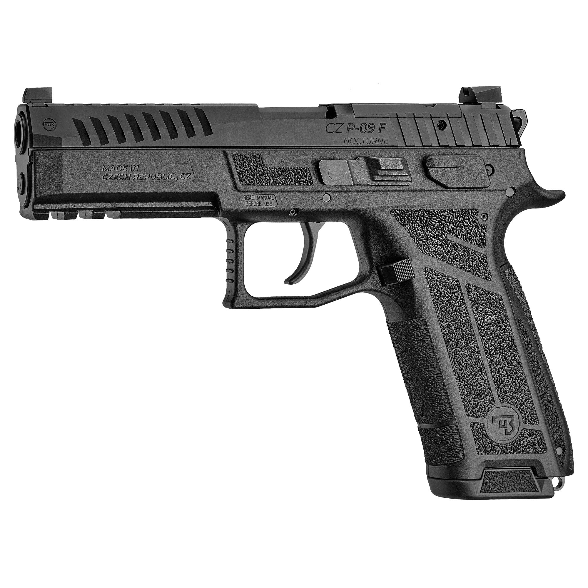 CZ P-09F Nocturne, Semi-automatic, Double Action/Single Action, Polymer Frame Pistol