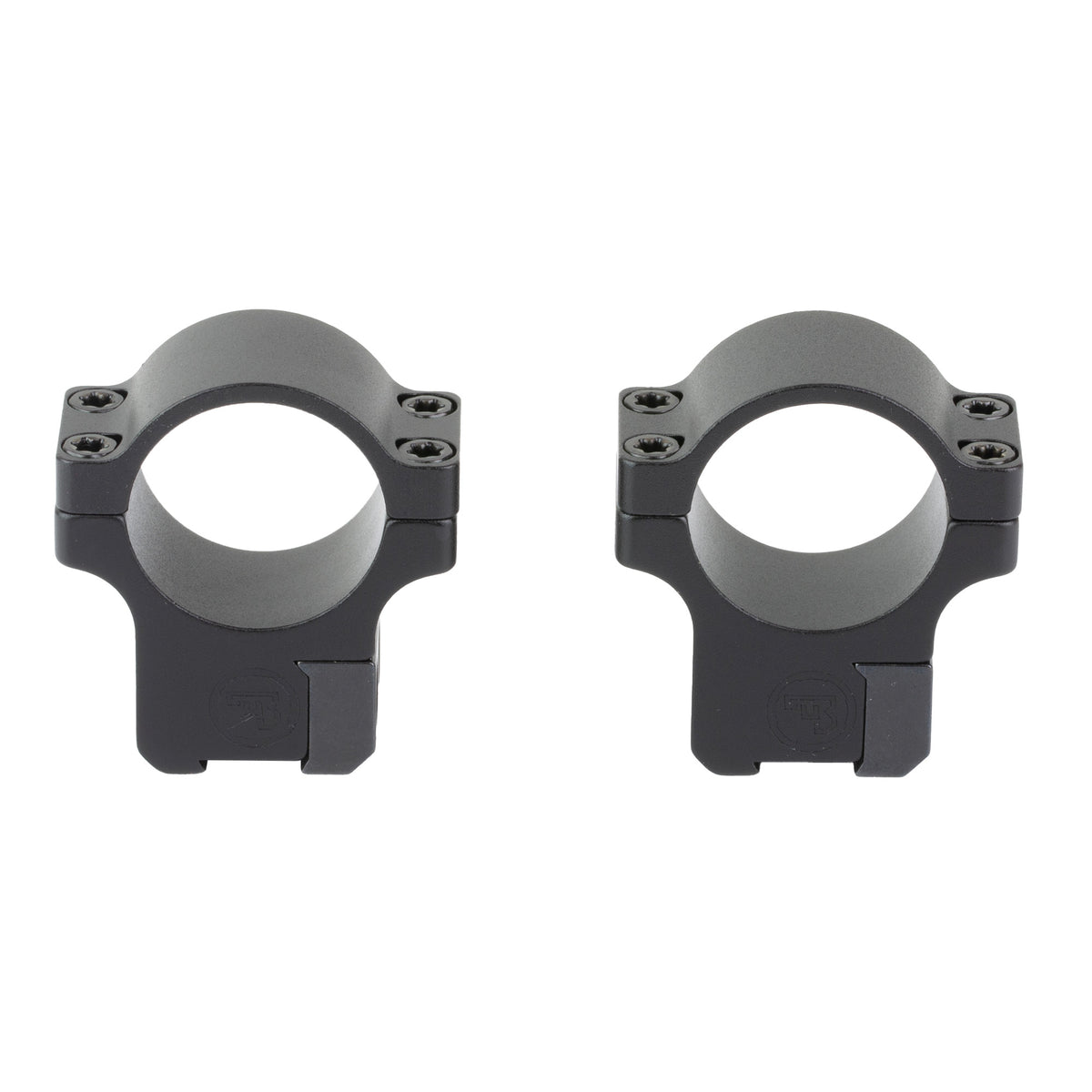 CZ Aluminum Rings, 1", Fits CZ 457/455 with 11MM Dovetail, Matte Finish, Black