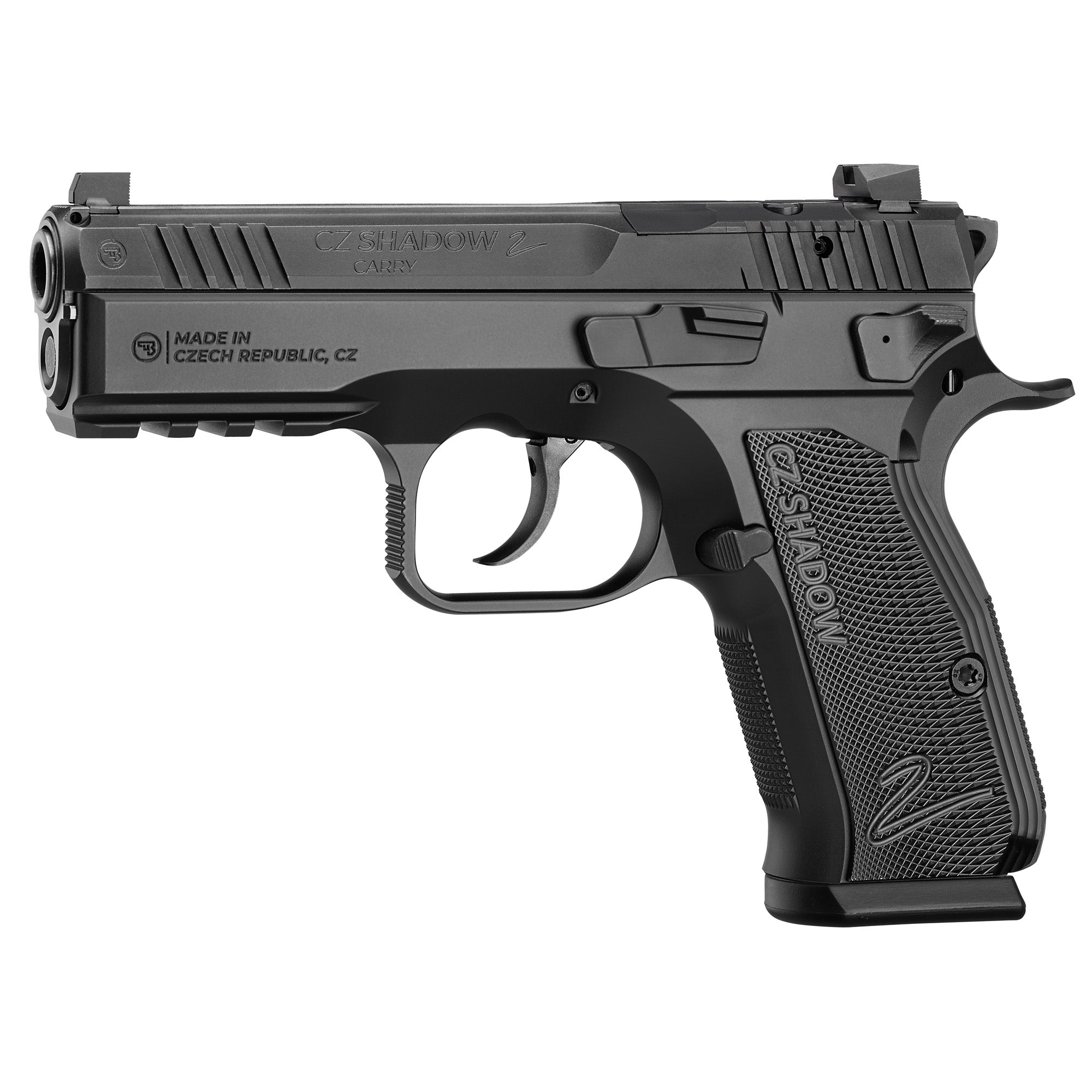 CZ Shadow 2 Carry, Double Action/Single Action, Semi-automatic, Metal Frame Pistol, 9MM