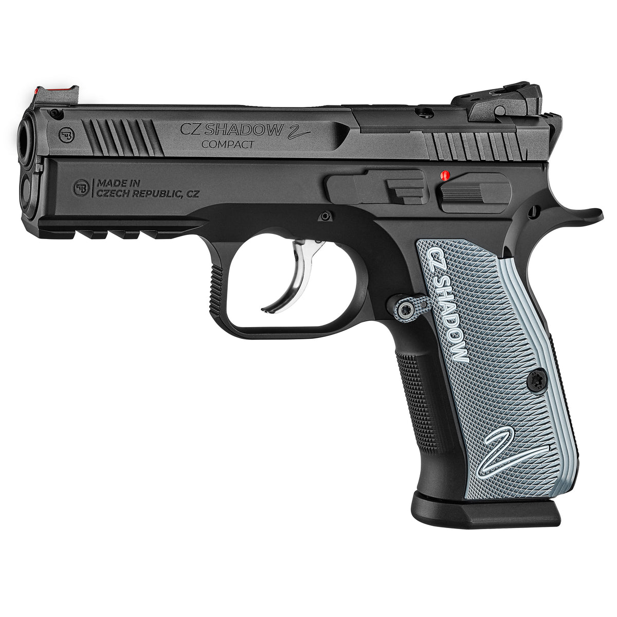 CZ Shadow 2 Compact, Double Action/Single Action, Semi-automatic, Metal Frame Pistol, 9MM