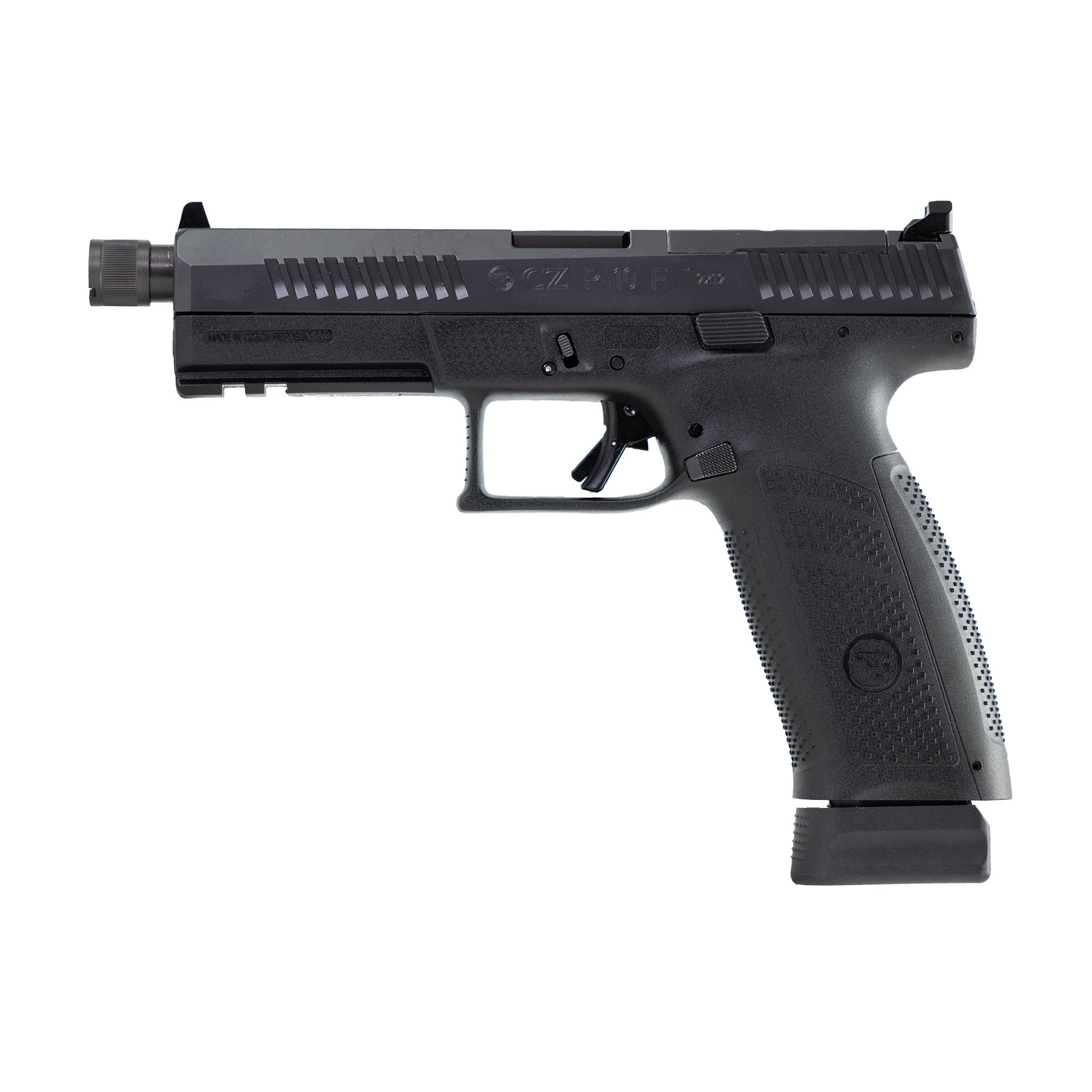 CZ P-10 F Suppressor and Optic Ready, Striker Fired, Semi-automatic, Polymer Frame Pistol
