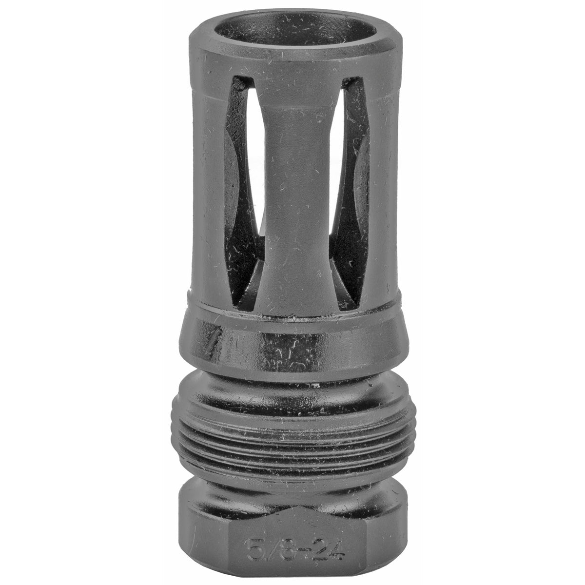 Dead Air Armament Flash Hider, Black, 5/8X24, Fits Dead Air Xeno