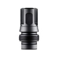Dead Air Armament Xeno 3-Prong Flash Hider, 9MM, 5/8X24 Thread Pitch, Nitride Finish