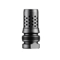 Dead Air Armament Xeno Omni, Muzzle Brake, 30 Caliber, M14X1 RH, Nitride Finish