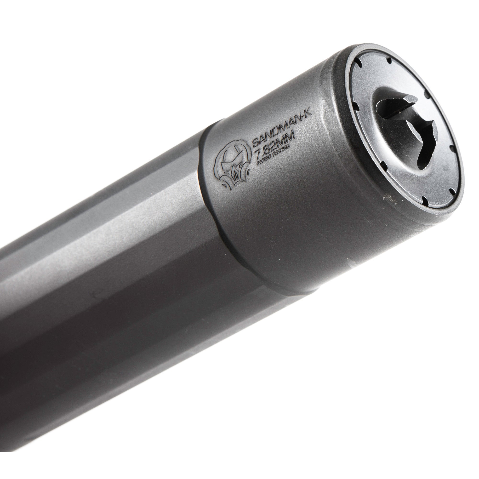 Dead Air Armament Front Cap, Fits Dead Air Sandman/Pyro, 5.56MM, Black Finish
