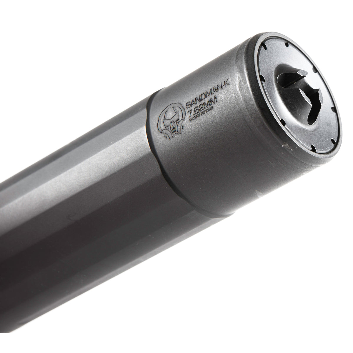 Dead Air Armament Front Cap, Fits Dead Air Sandman/Pyro, 7.62MM, Black Finish