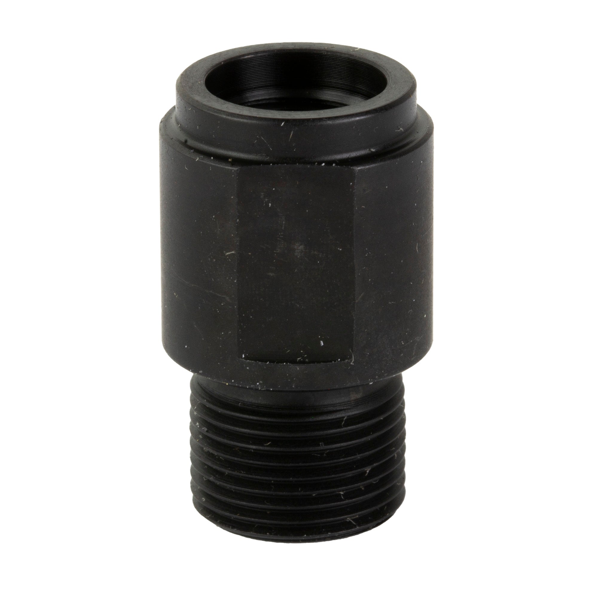 Dead Air Armament Thread Adapter, 1/2X28, Fits FN 5.7, Black Finish