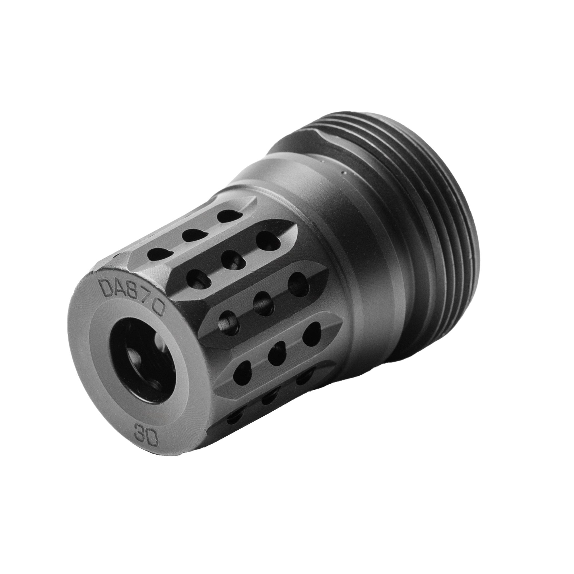 Dead Air Armament Xeno Radial Brake, .30 Cal, 5/8X24 Thread Pitch, Nitride Finish, Black