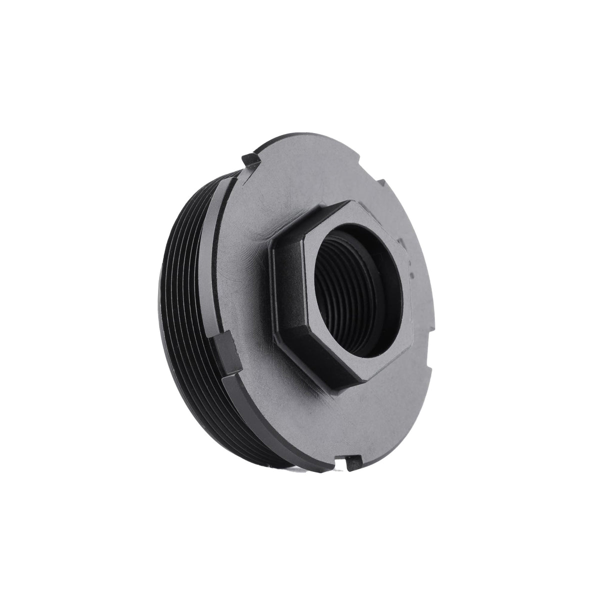 Dead Air Armament Hub, Direct Thread Mount, 1/2X28, Black