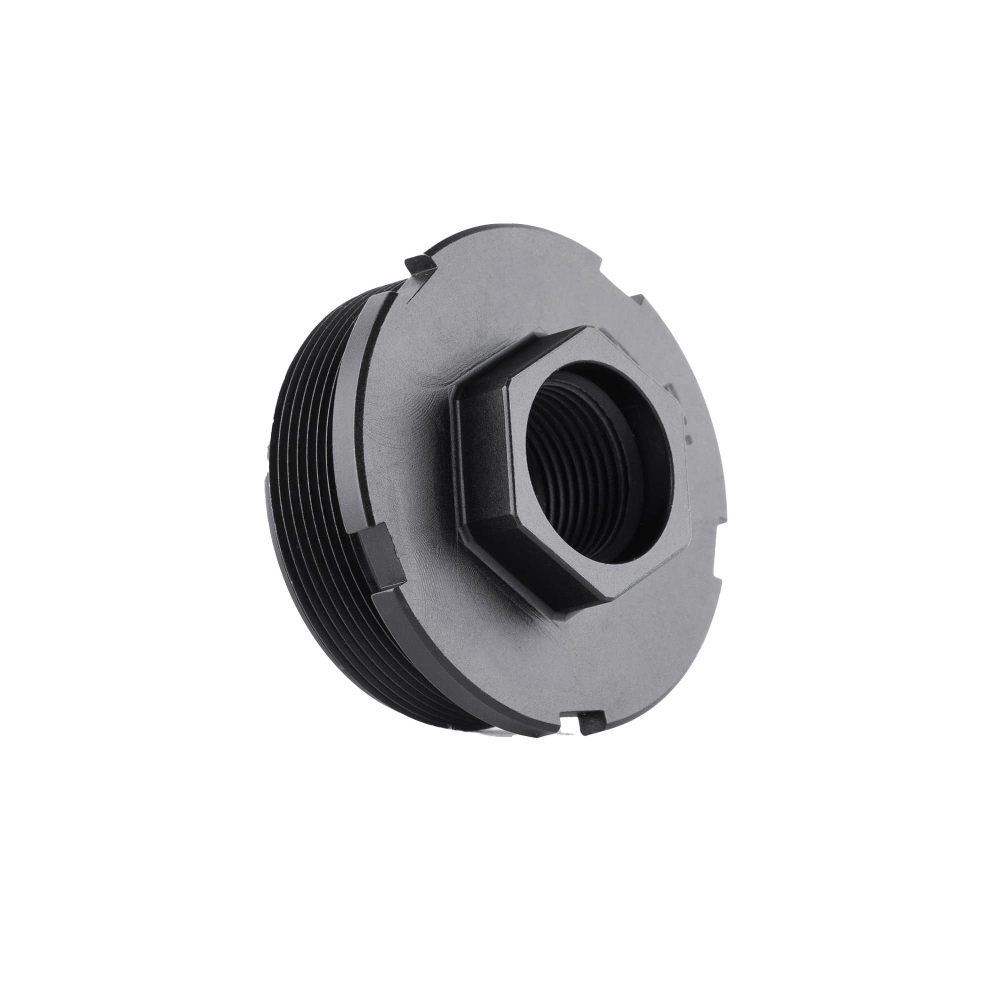 Dead Air Armament Direct Thread HUB Mount, 11/16X24 Thread Pitch, Nitride Finish, Black
