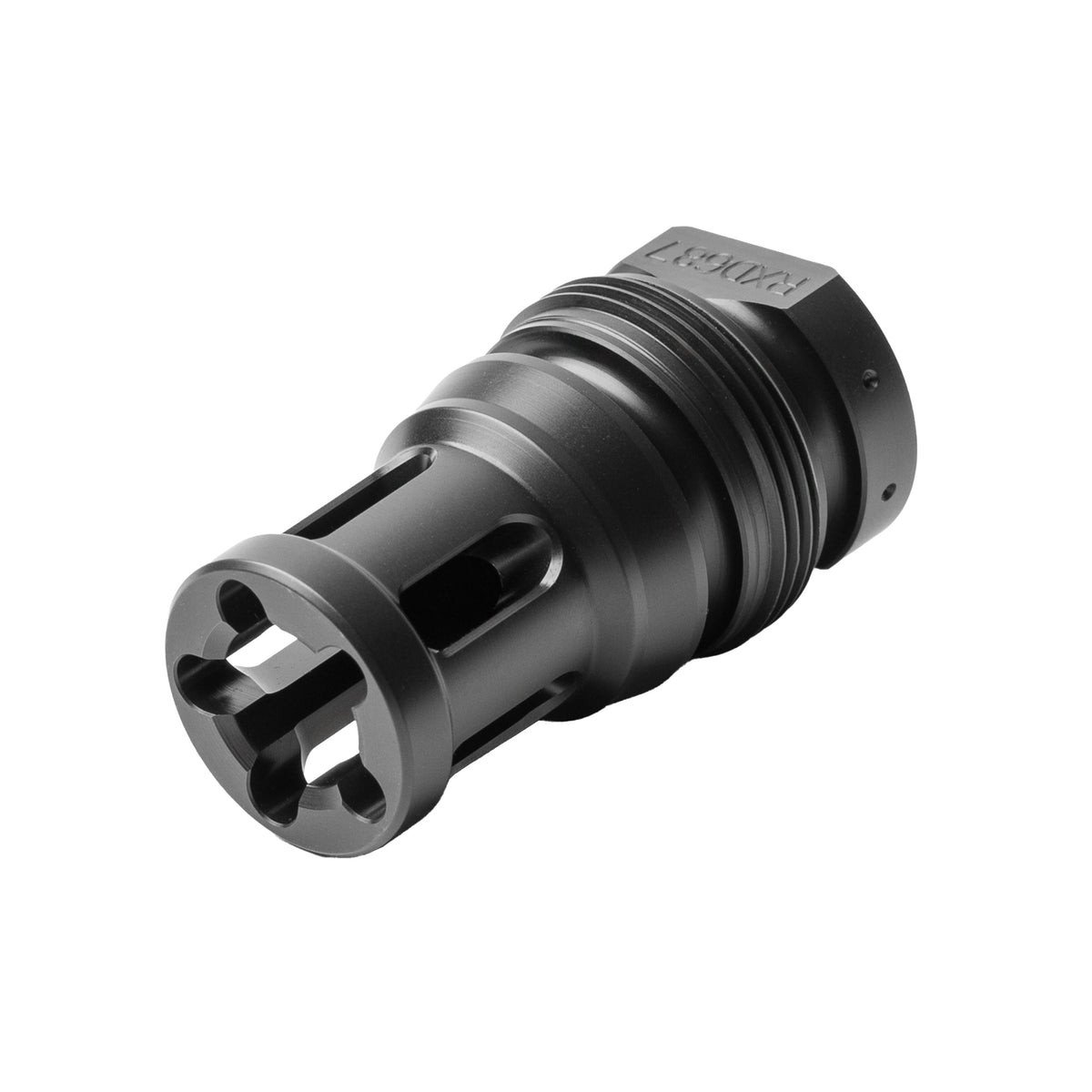 Dead Air Armament RDX Xeno P-Series BirdCage Flash Hider, 9MM, 1/2X28 Thread Pitch