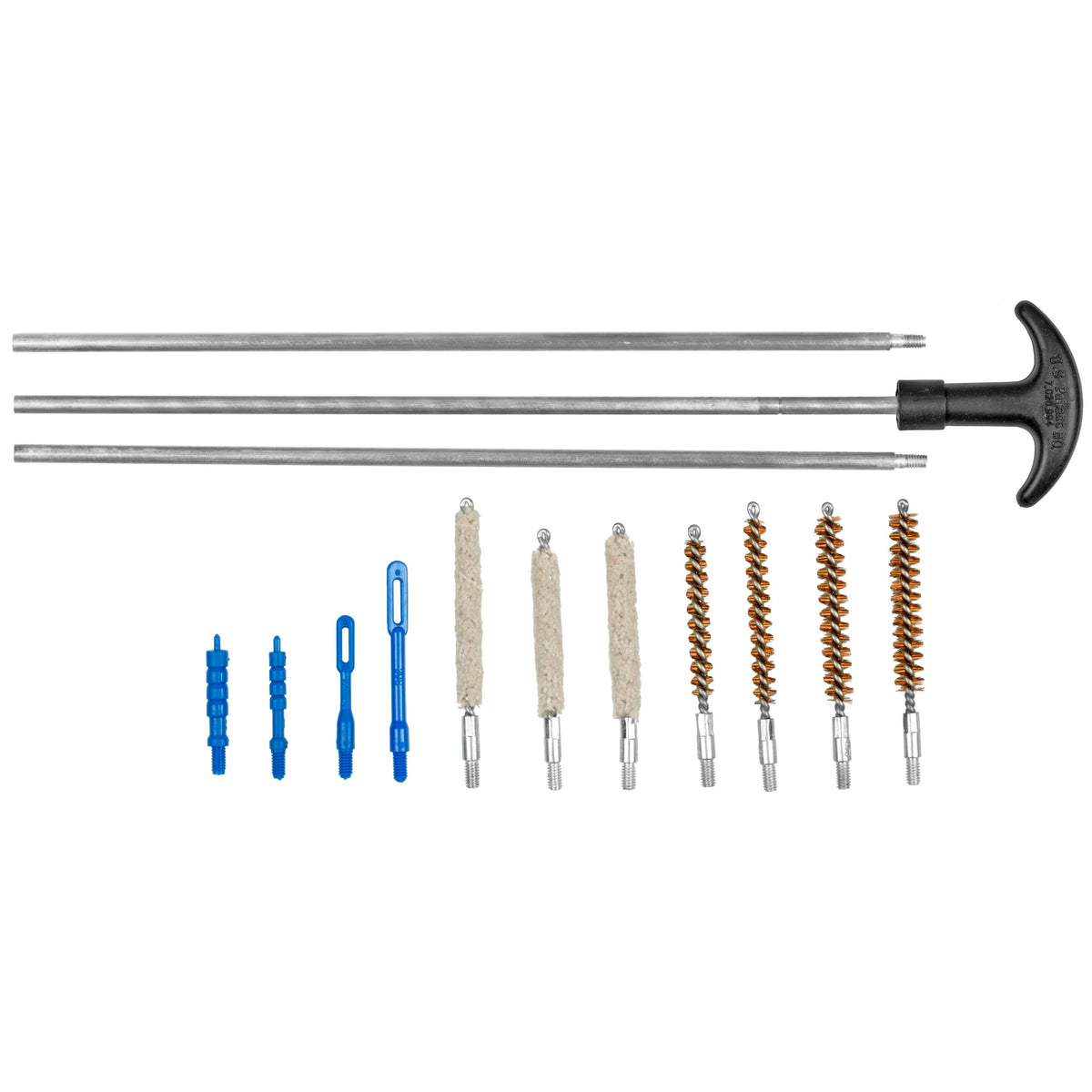 DAC Gunmaster Universal Pistol Cleaning Kit, 14 Piece, Comes in Reusable Clamshell