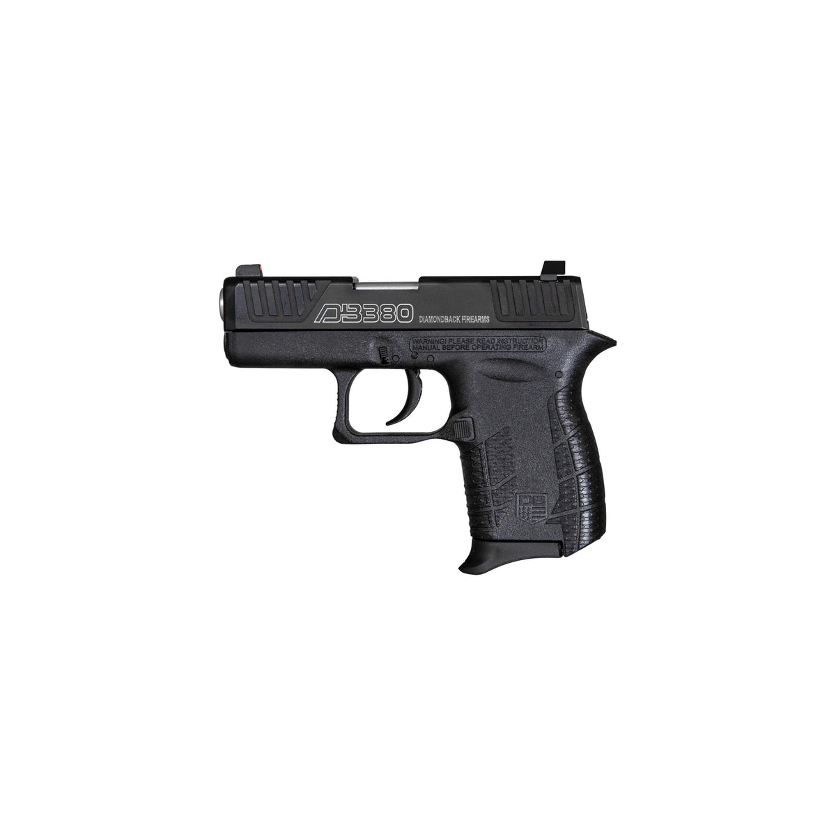 DB380 GEN IV .380 ACP DIAMONDBACK 6 RD W/ SS BARREL BLACK