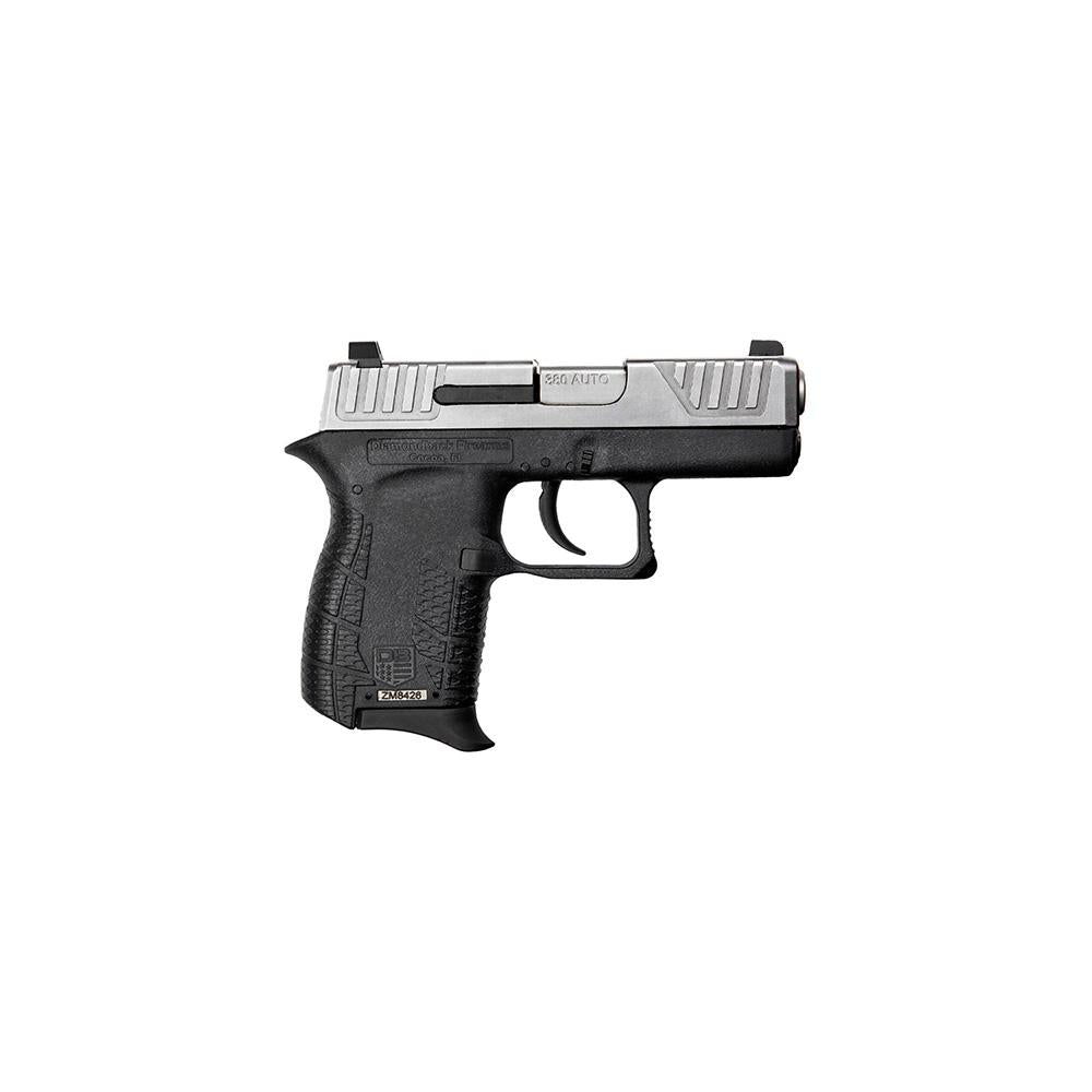 DB380 GEN IV .380 ACP DIAMONDBACK 6 RD W/ SS BARREL W/ NICKEL SLIDE BLACK