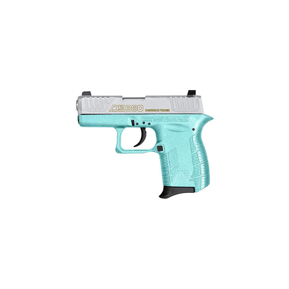 DB380 GEN IV .380 ACP DIAMONDBACK 6 RD W/ SS BARREL W/ NICKEL SLIDE MINT