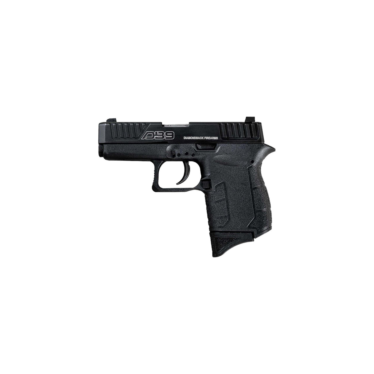 DB9 GEN IV 9MM DIAMONDBACK 6 RD W/ SS BARREL W/ SLIDE STOP BLACK