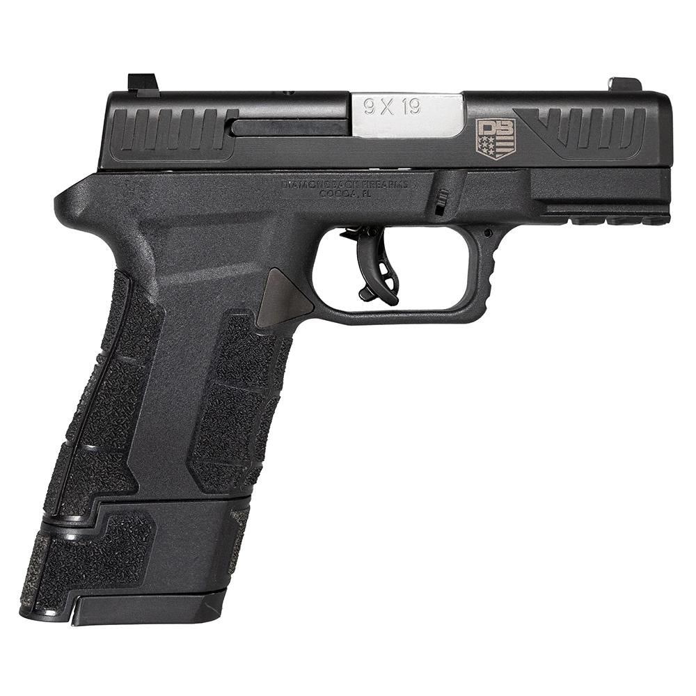 DBAM29 9MM DIAMONDBACK SUB-COMPACT PISTOL W/ SS BARREL BLACK 1-17RD/1-12RD