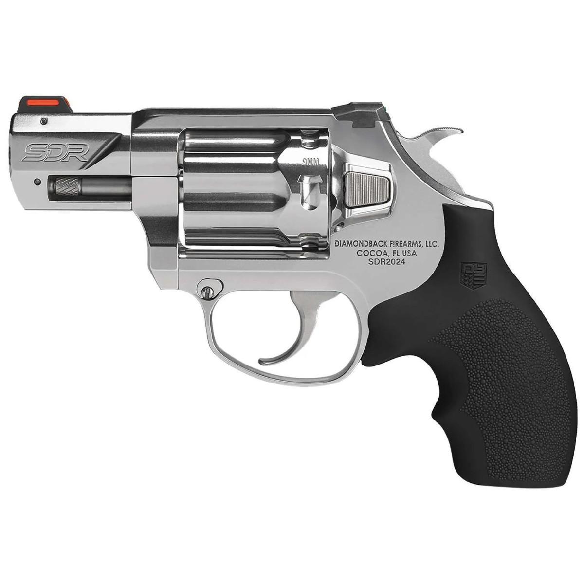 DB SDR 9MM 2in 6RD DBL ACT W/FO REAR POLISHED STAINLESS
