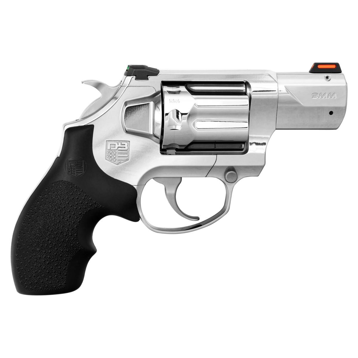 DB SDR 9MM 2in 6RD DBL ACT W/FO REAR POLISHED STAINLESS