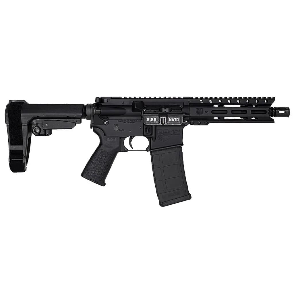 DB15 5.56 7, W/ 6 PC M-LOK RAIL, BLACK,  SBA3 BRACE, 30RD