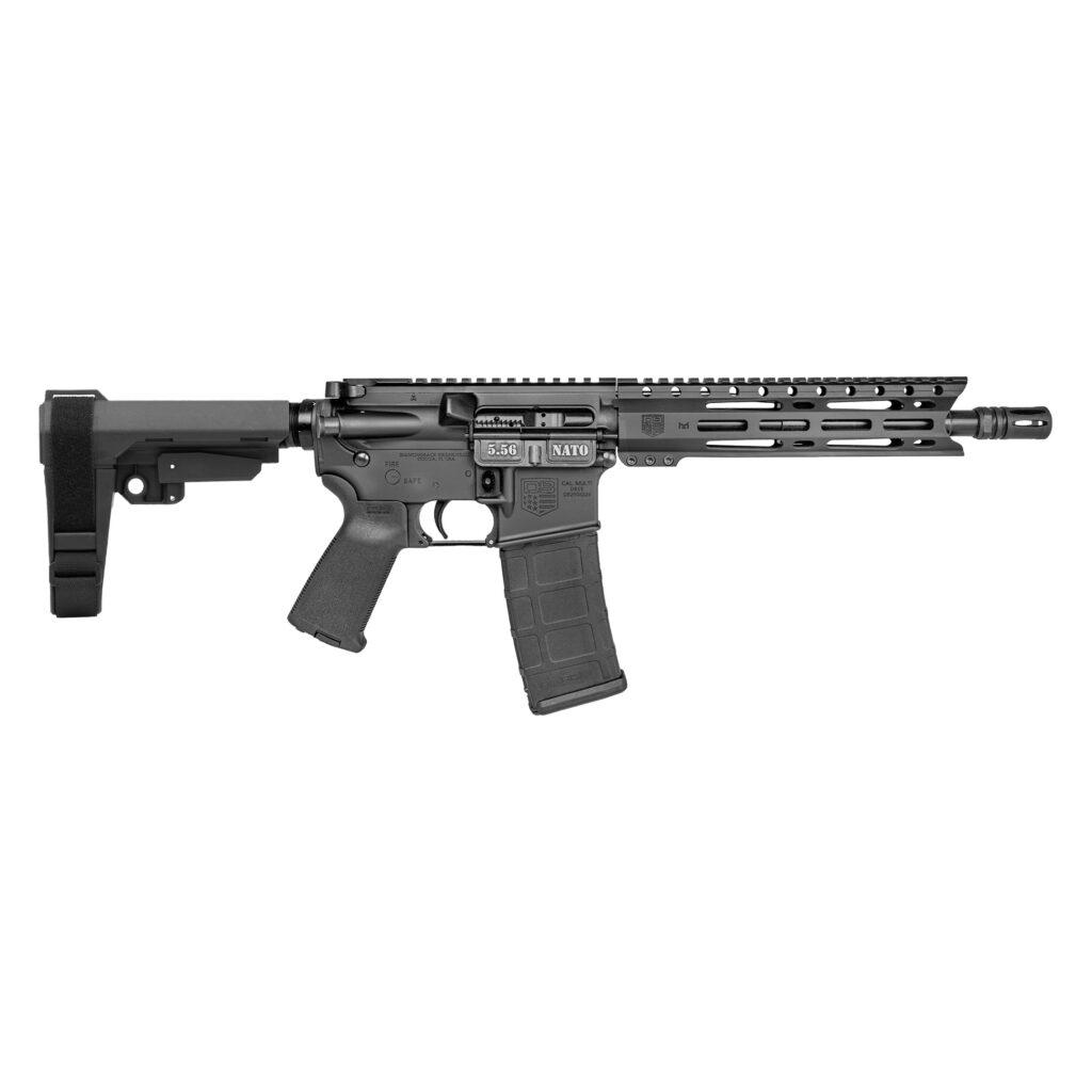 DB15 5.56 10 , W/ 9 PC M-LOK RAIL, BLACK, SBA3 BRACE, 30RD