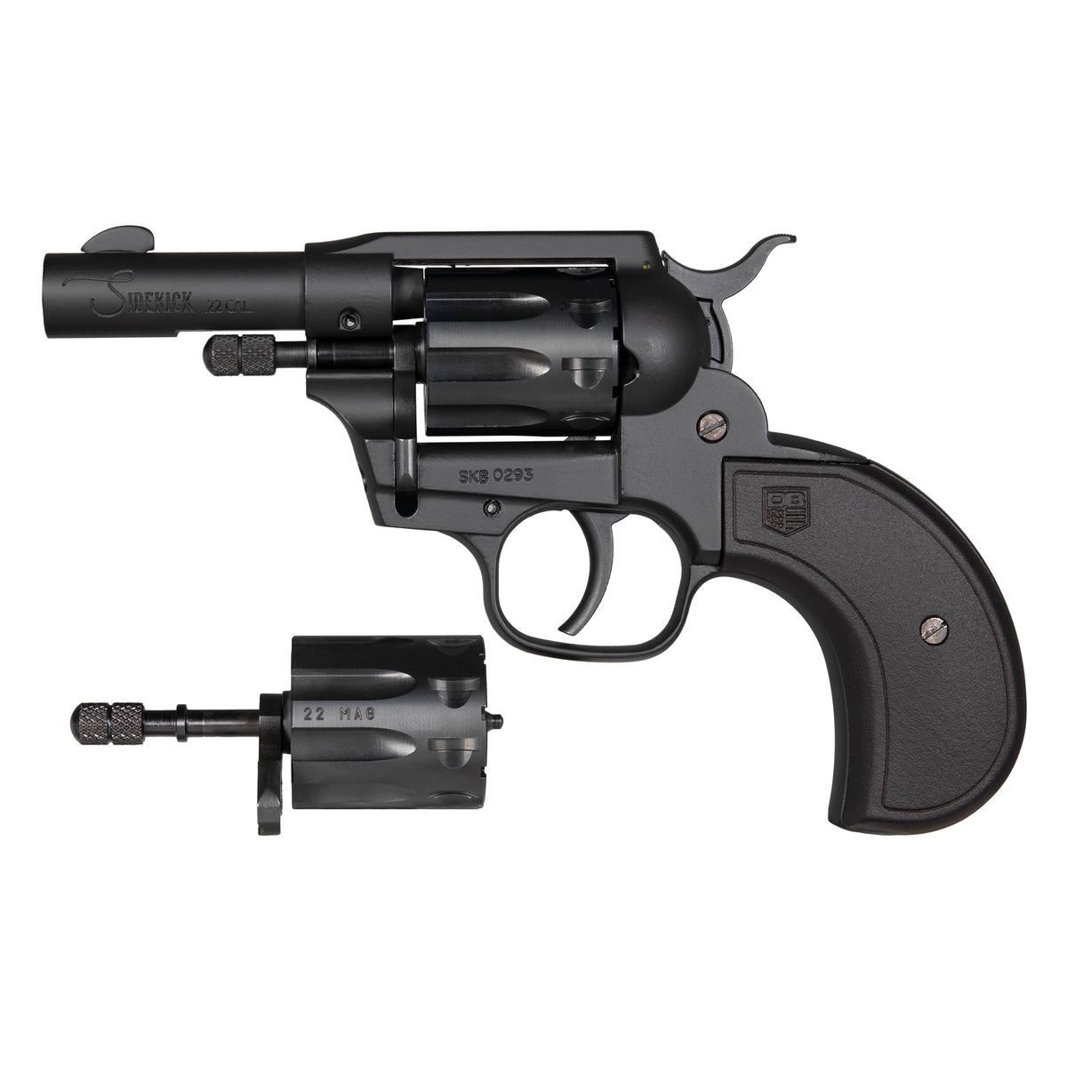 Diamondback Firearms Birdshead Sidekick, Double Action/Single Action, Metal Frame Revolver