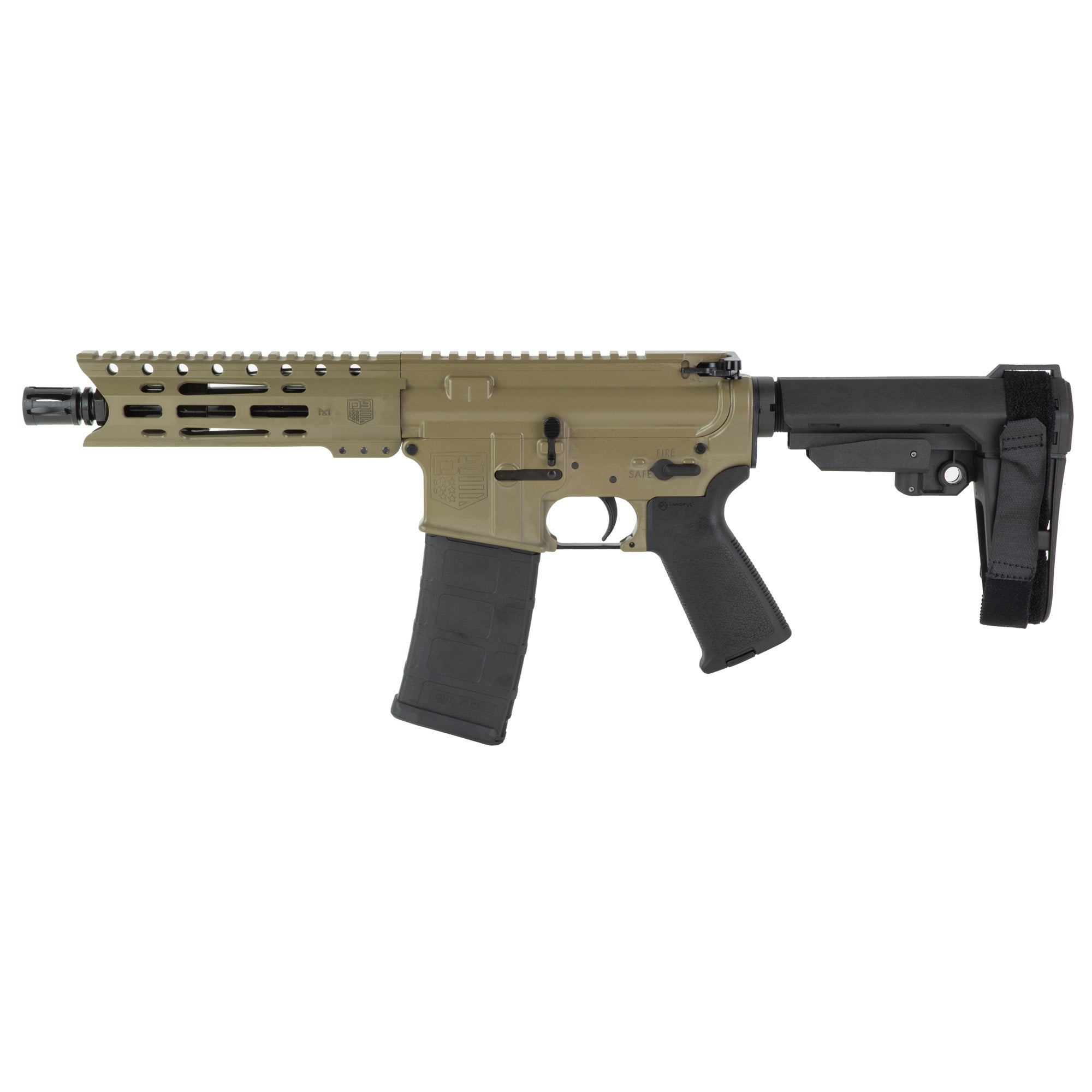 Diamondback Firearms DB15 Carbon, Semi-automatic, AR Pistol, 5.56 NATO, 7" Threaded Barrel