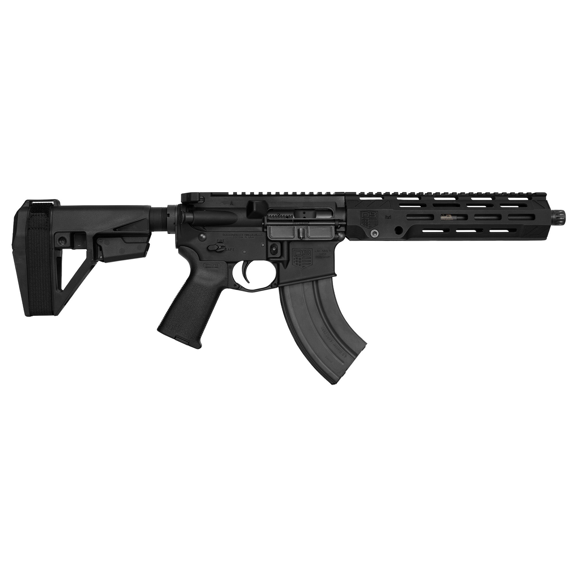 Diamondback Firearms DB15, Semi-automatic, AR Pistol, 338 ARC, 10.5" Barrel