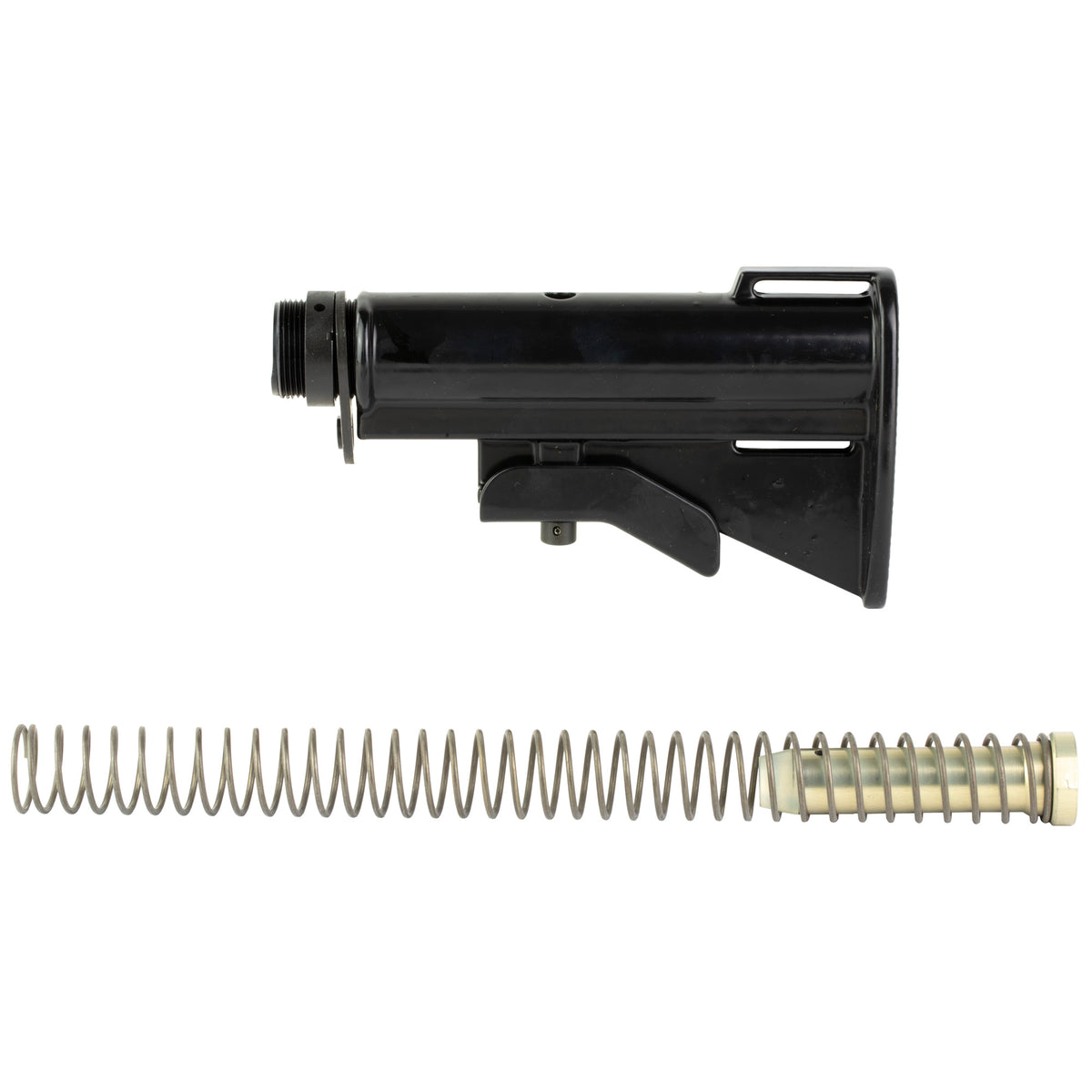 ACE Essential Retro Stock, 2 Position, Aluminum, Anodized Finish, Black