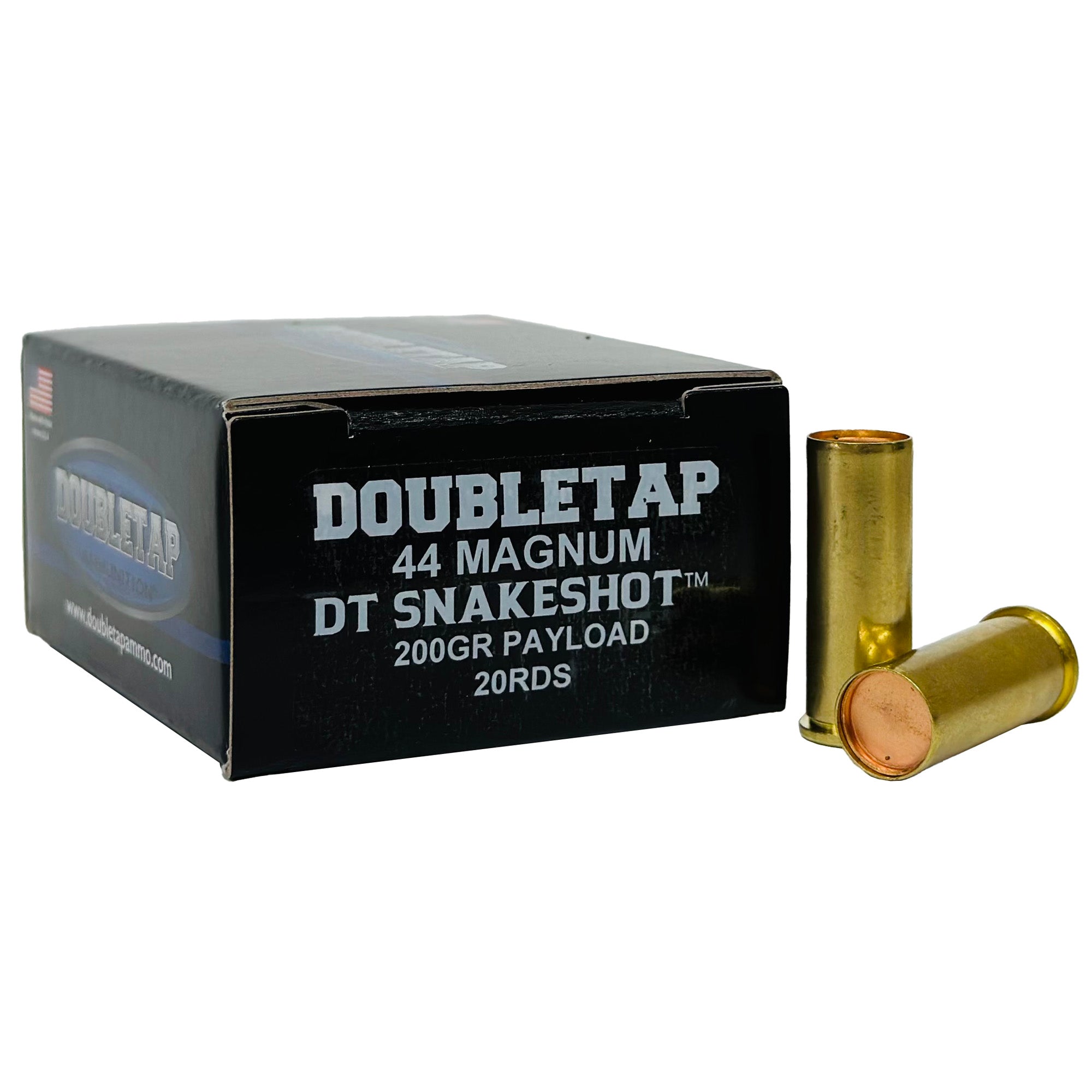 DoubleTap Ammunition SnakeShot, 44 Magnum, 200 Grain, #9 Shot with Hardcast Full Wadcutter