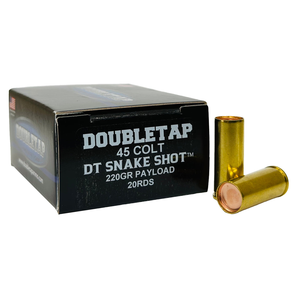 DoubleTap Ammunition SnakeShot, 45 Colt, 220 Grain, #9 Shot with Hardcast Full Wadcutter