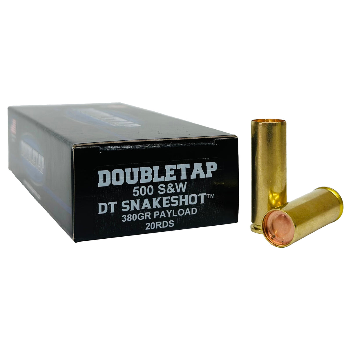 DoubleTap Ammunition SnakeShot, 500 S&W, 380 Grain, #9 Shot with Hardcast Full Wadcutter