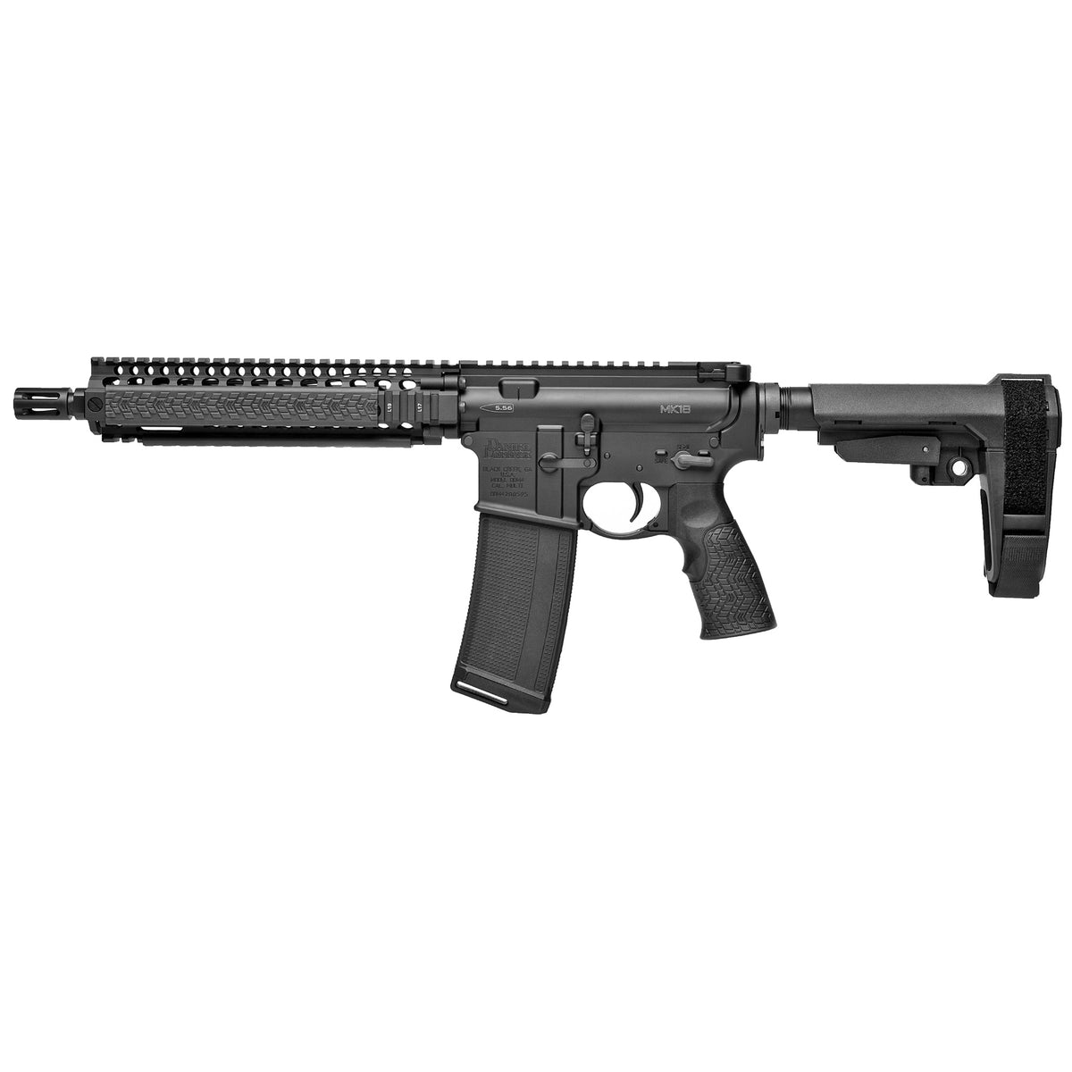 Daniel Defense MK18, Semi-automatic, AR Pistol, 5.56 NATO, 10.3" Cold Hammer Forged Barrel