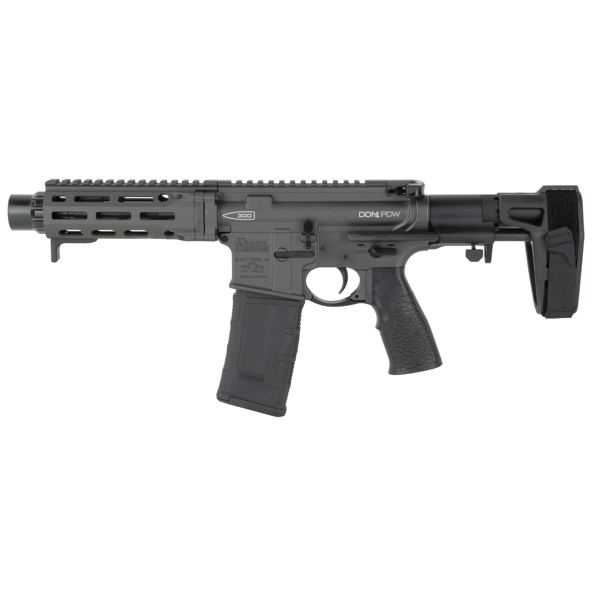 Daniel Defense DDM4 PDW, Semi-automatic, AR Pistol, 300 Blackout