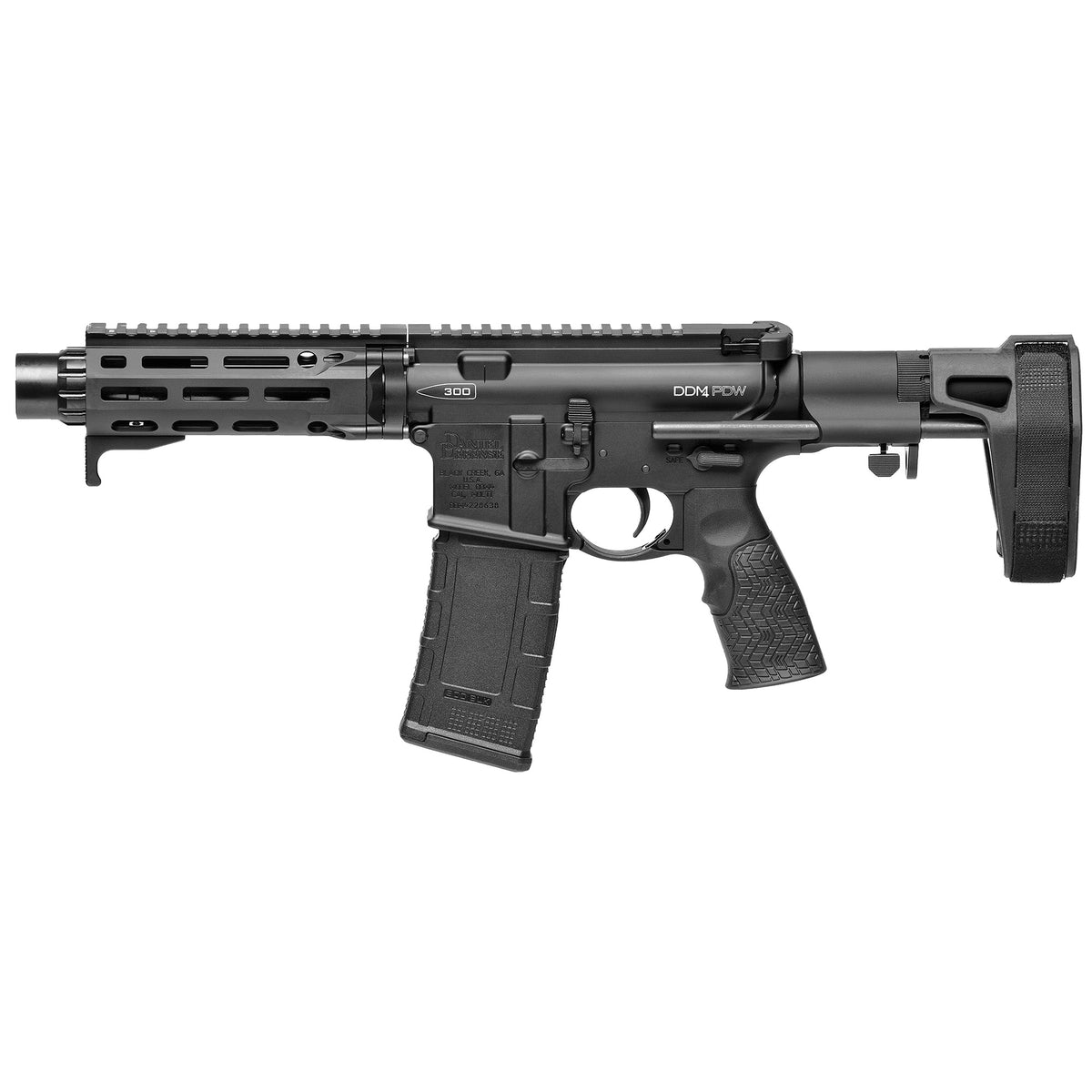 Daniel Defense DDM4 PDW, Semi-automatic, AR Pistol, 300 Blackout