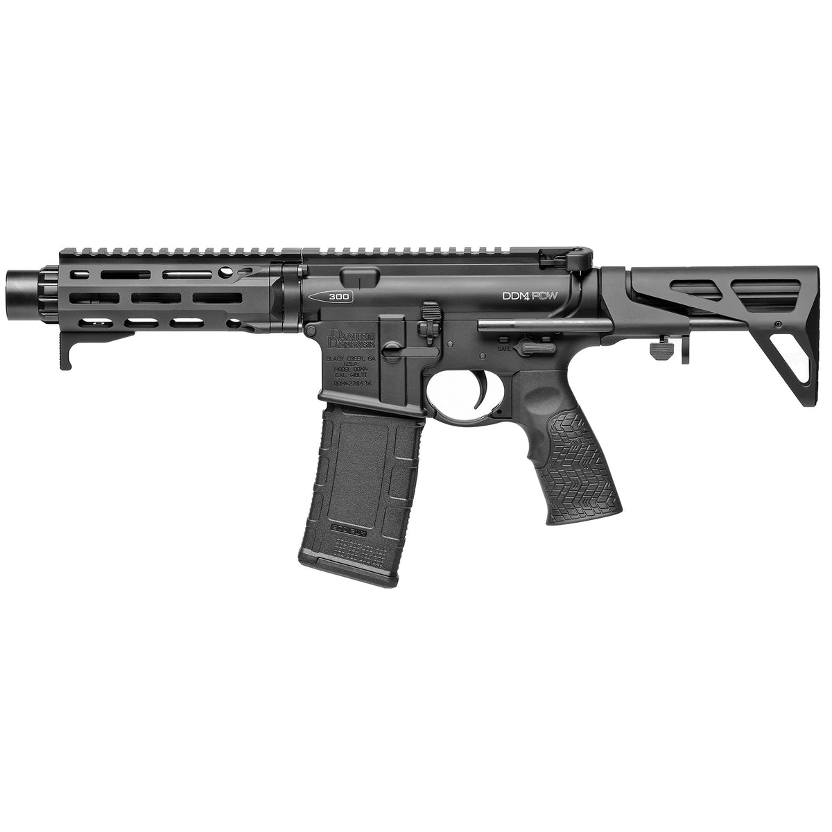 Daniel Defense DDM4 PDW, Semi-automatic, Short Barreled Rifle, 300 Blackout