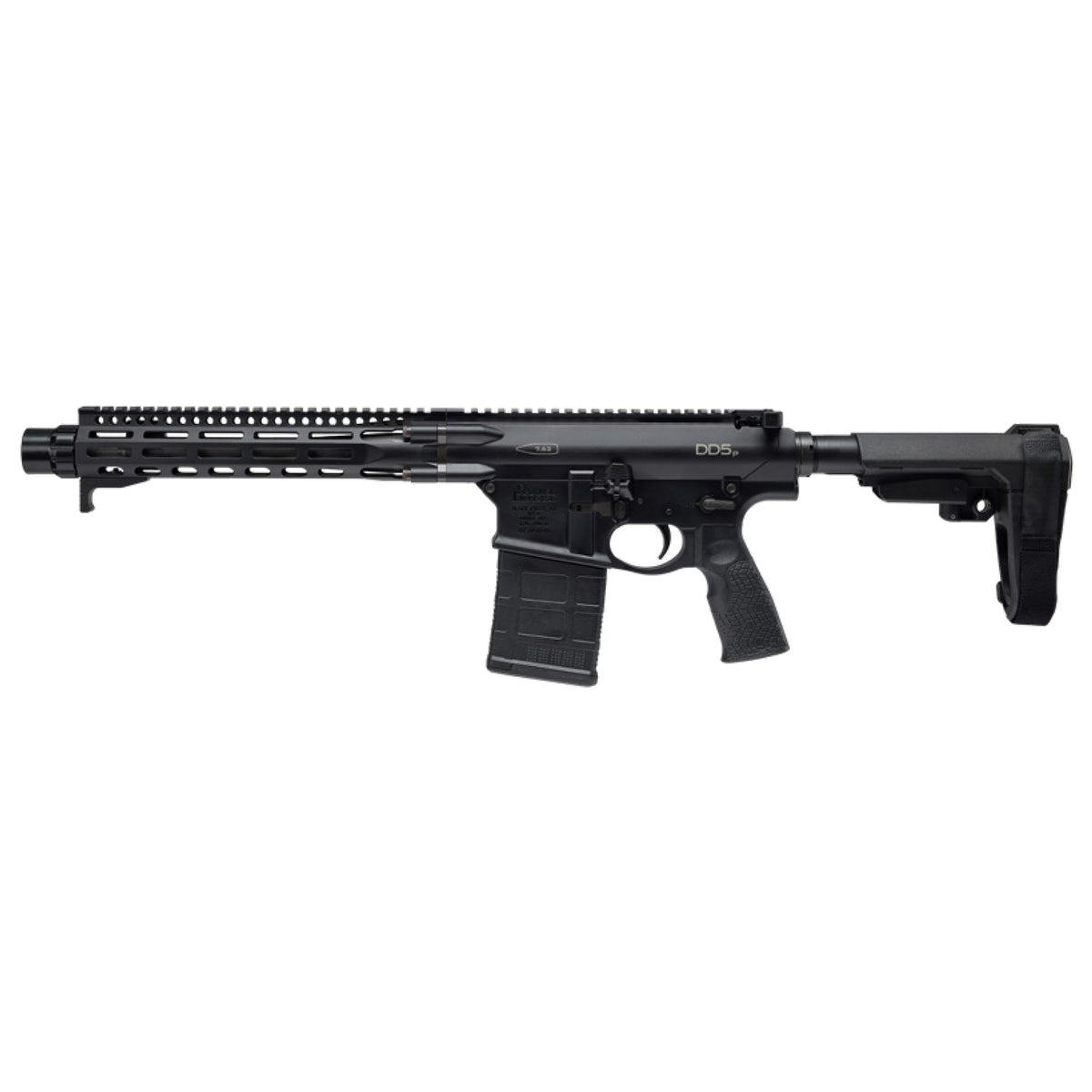Daniel Defense DD5 P, Semi-automatic, AR Style Pistol, 7.62 NATO, 12.5" S2W Heavy Barrel