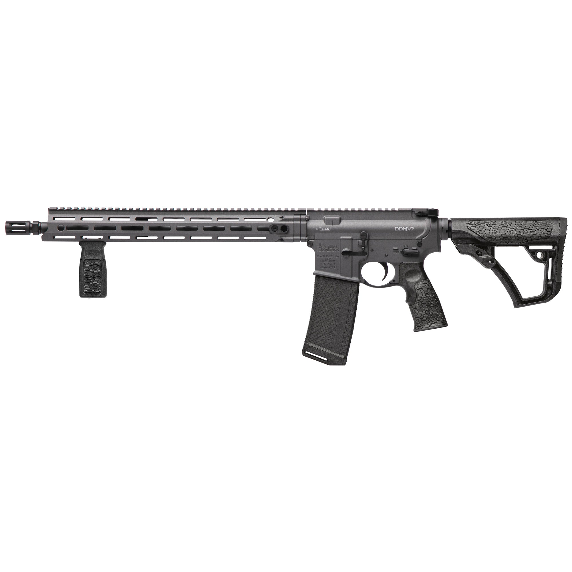Daniel Defense DDM4v7, Semi-automatic Rifle, AR, 223 Remington/5.56 NATO, 16" Barrel