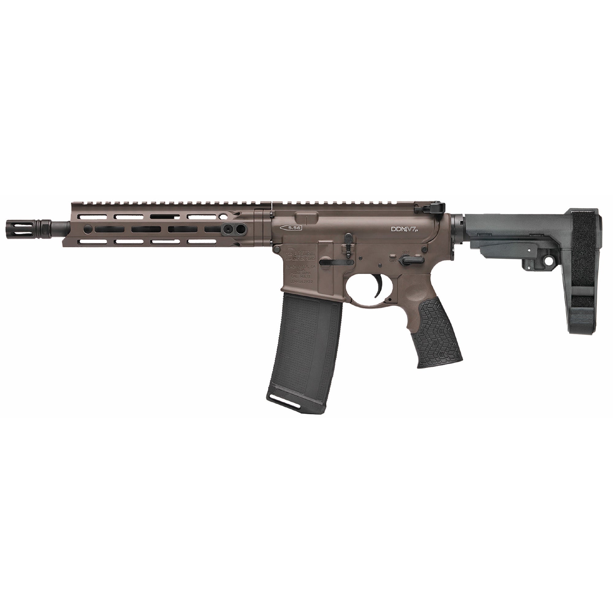 Daniel Defense DDM4 V7P, Semi-automatic, AR Pistol, 5.56 NATO