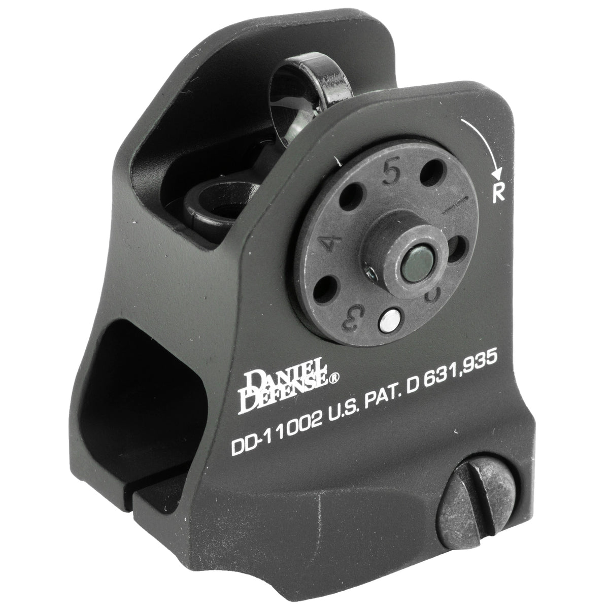 Daniel Defense Sight, A.15 Fixed Rear Sight, Fits Picatinny, Black Finish