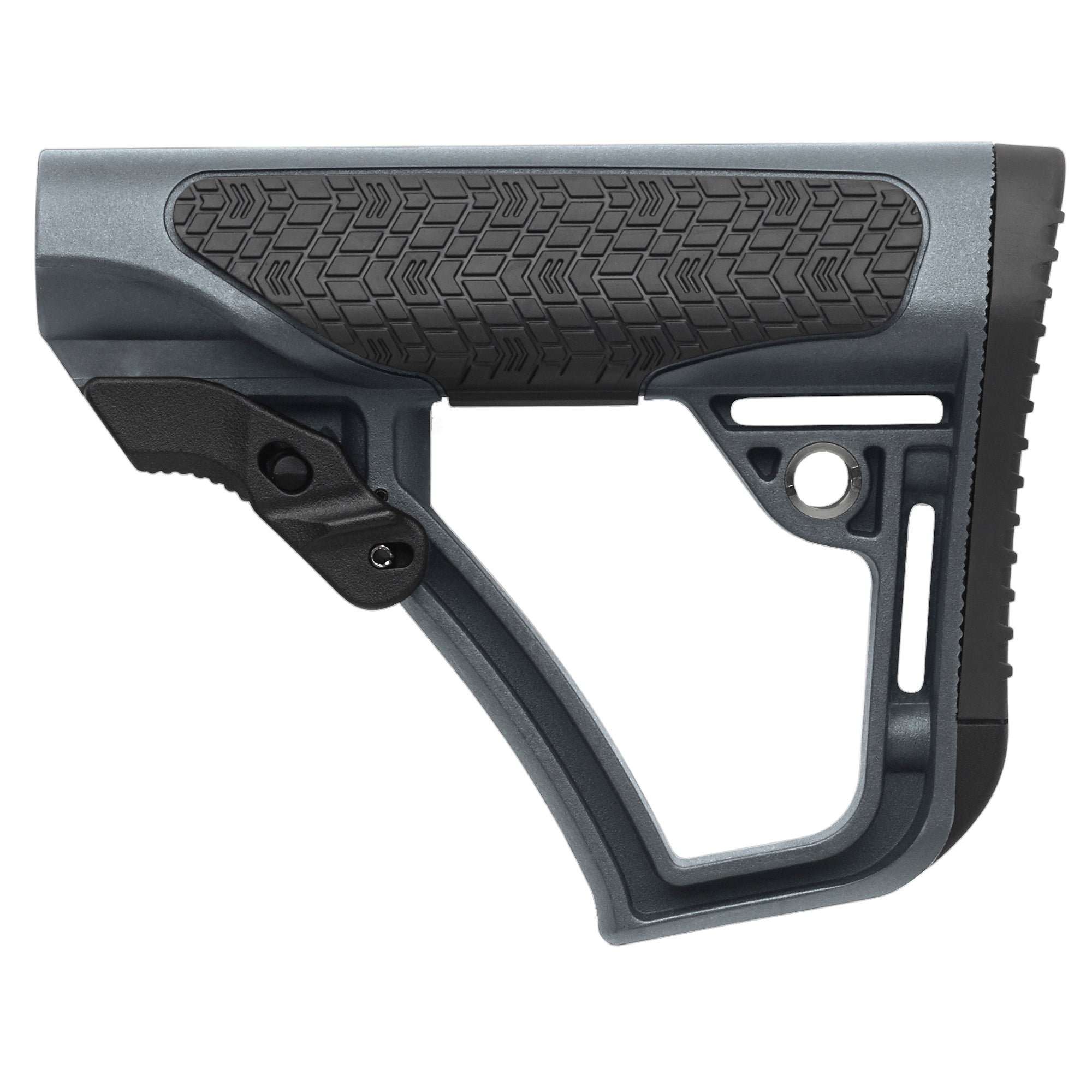 Daniel Defense Mil-Spec Collapsible Buttstock, Fits AR Rifles, Tornado Gray