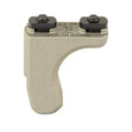 Die Free Co Full Stop, Foregrip, Clear Anodized Finish, Gray, Fits M-LOK