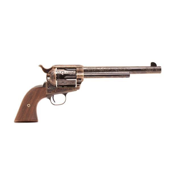 SAA Case Colored 45LC Revolver 7 1/2in 2 piece grip