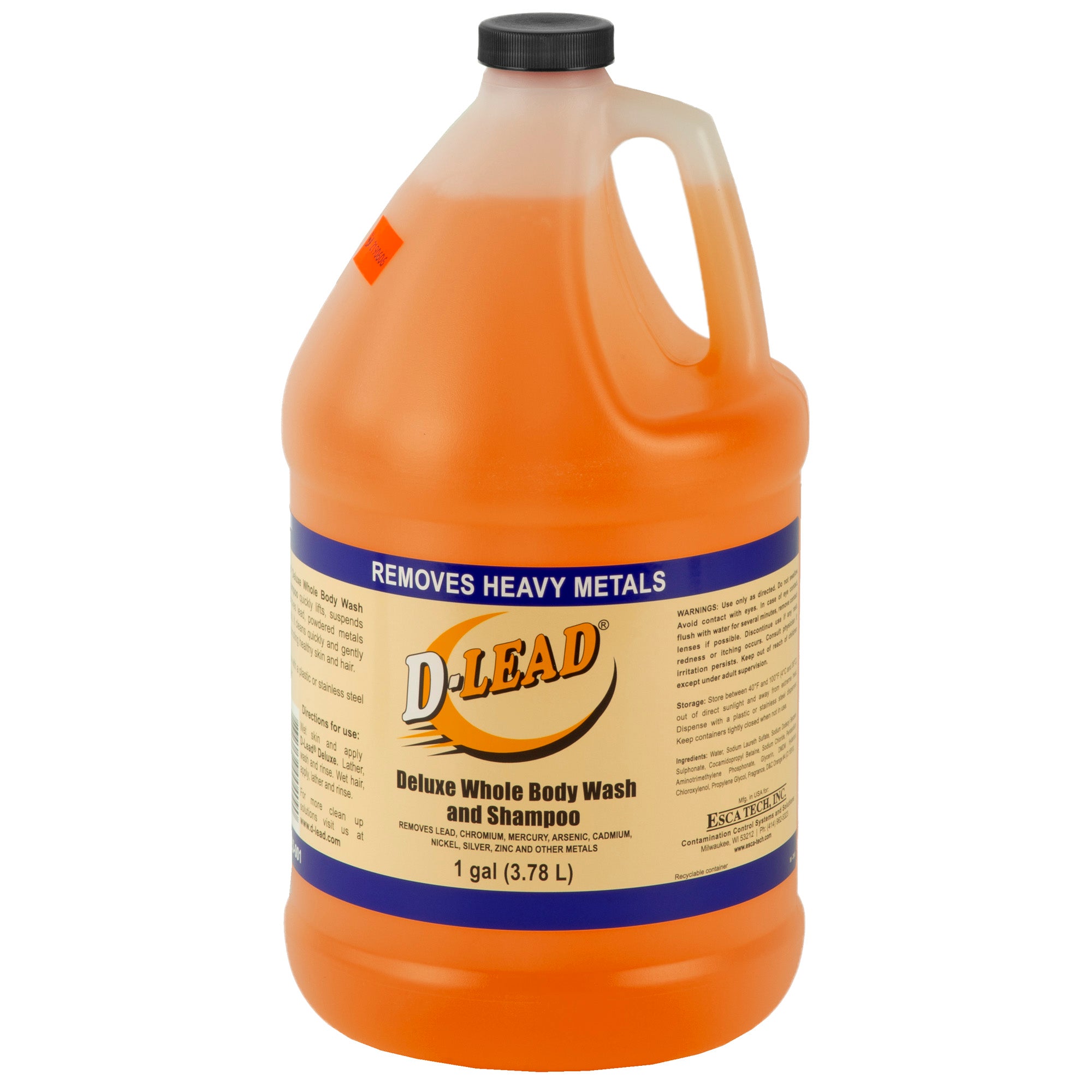 D-Lead Liquid, 1 Gallon, Deluxe Whole Body Wash and Shampoo, 4