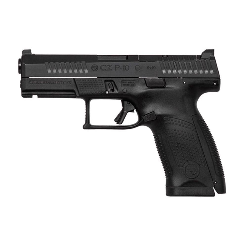 CZ P-10 C OPTICS-READY 9MM 10RD BLK POLYMER FRAME FIXED SIGHTS