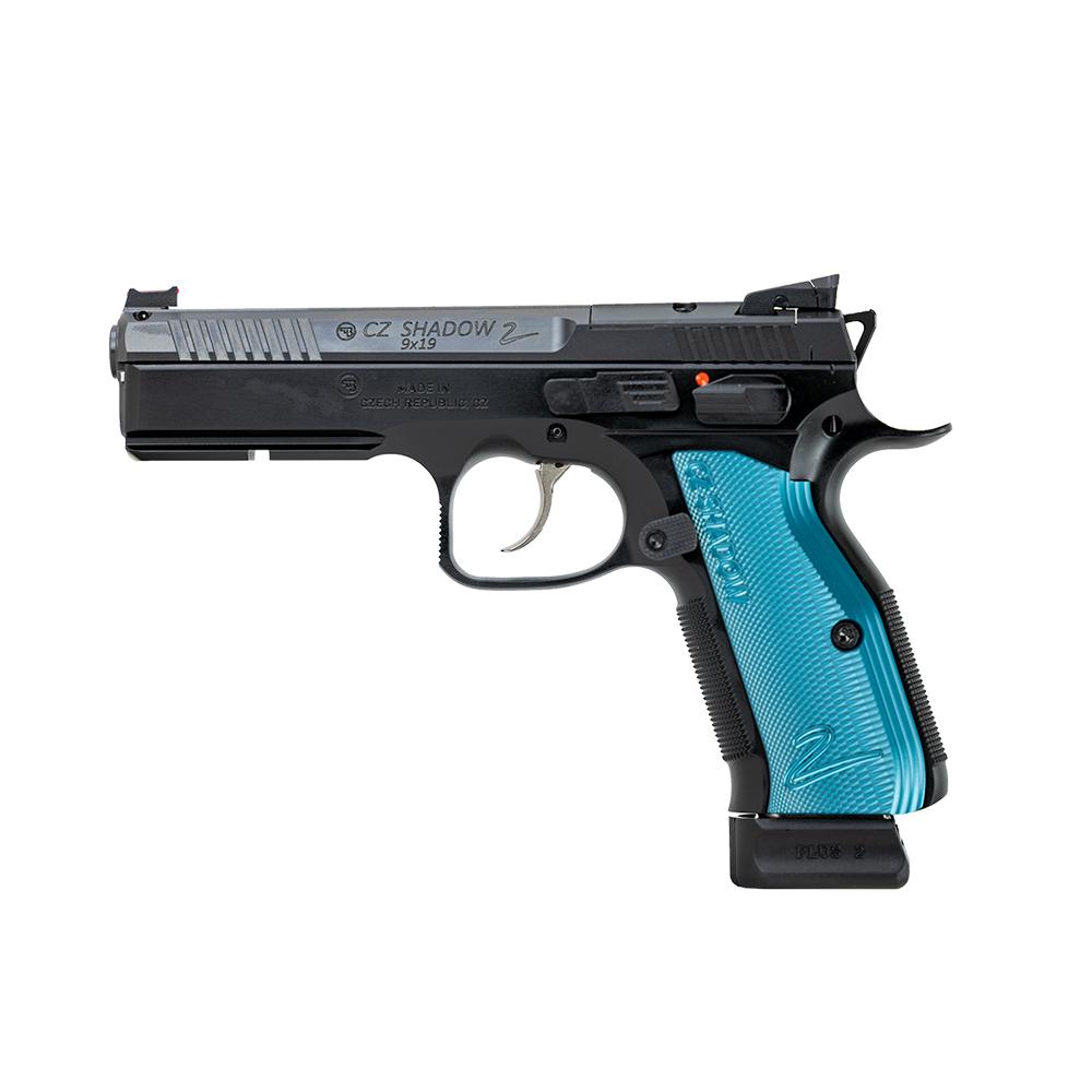 Shadow 2 Optic Ready Blk blue grips 3x17rnd mags