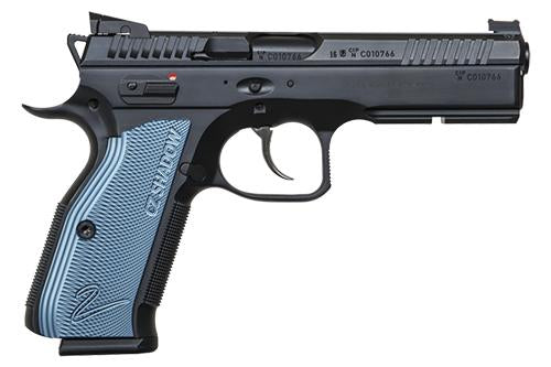 CZ SHADOW 2 cal. 9mm, black polycoat, blue grips, 3x 17rd mags