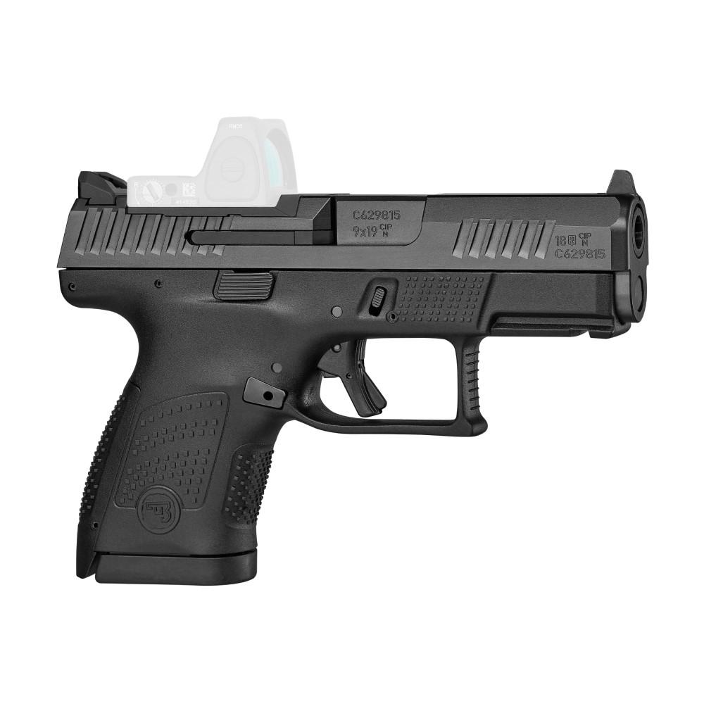 CZ P-10 S OPTICS-READY 9MM 12RD BLK POLYMER FRAME FIXED SIGHTS